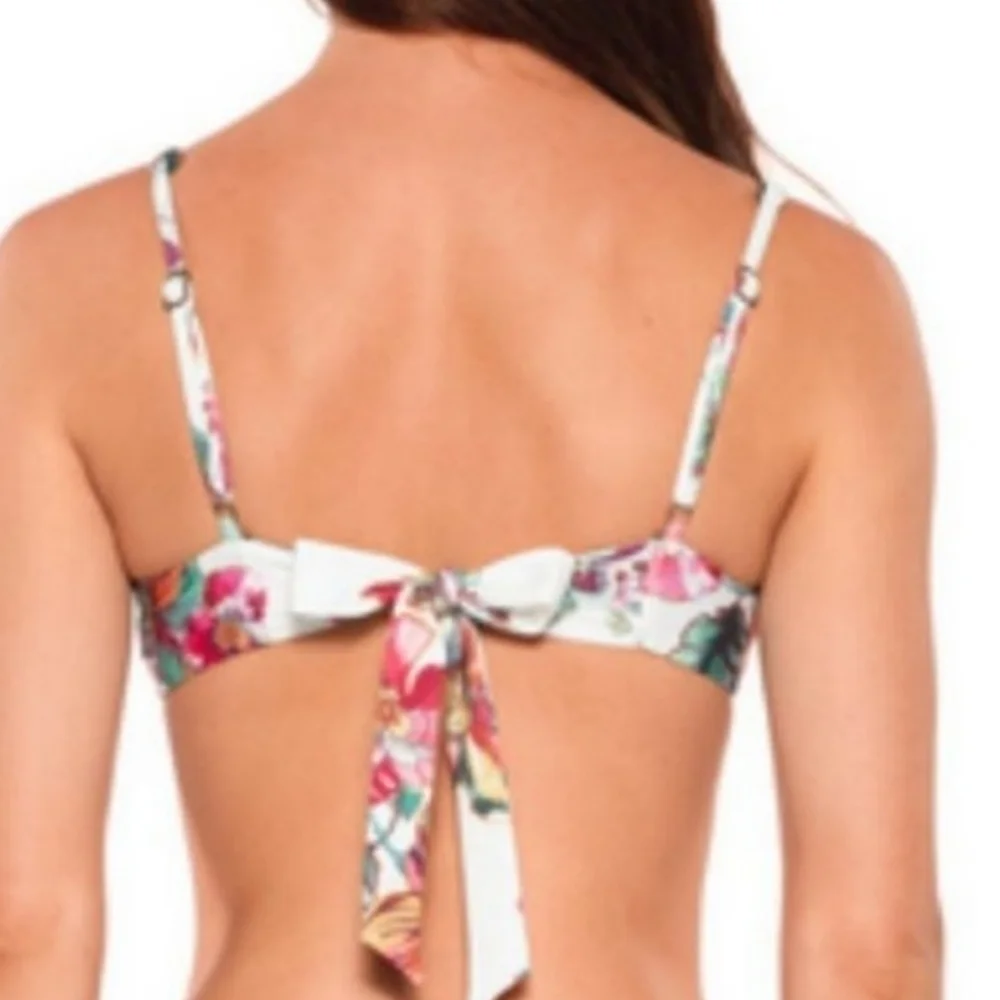 NEW Becca Womens Emma Top+Bottom Swim Bikini sz M
